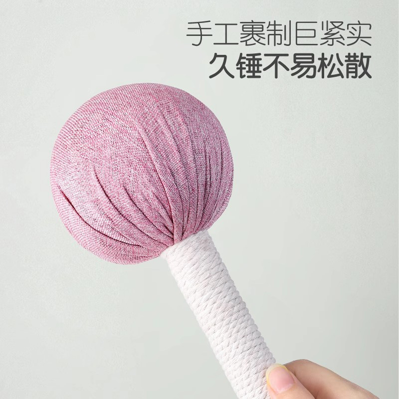 ヨモギ健康パットハンマー、経絡パットハンマー、マッサージハンマー、経絡浚渫用八虚アーティファクト、背中ハンマー、肩専用|undefined