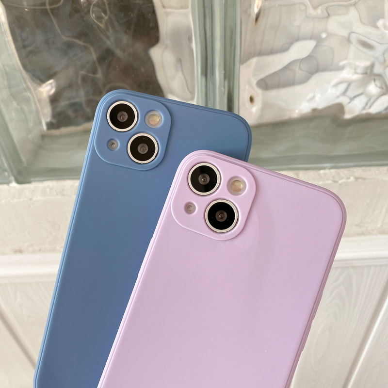 IPhone15携帯電話ケースの正孔ストレートエッジは液体シリコンリンゴ13携帯ケースのソフトケース16保護カバーに似ている|undefined