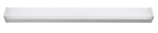 1.2 meters PC milky white shell LED mounting workshop slat light anti-collision anti-yellowing LED shopping mall anti-drop light