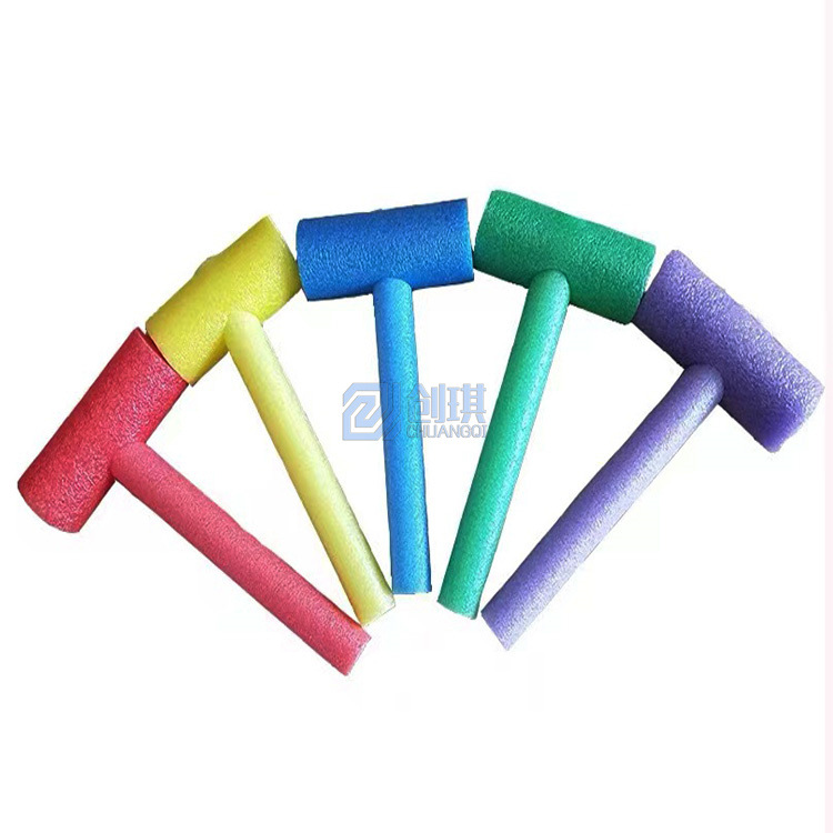 彩色epe珍珠棉锤 地鼠泡绵锤 彩色珍珠棉 小榔头EPE珍珠绵玩具棒
