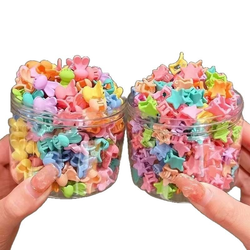 Niños pequeños clip de agarre de color niñas bebé lindas tarjetas de cabello princesa tocado pequeño clip mini clip