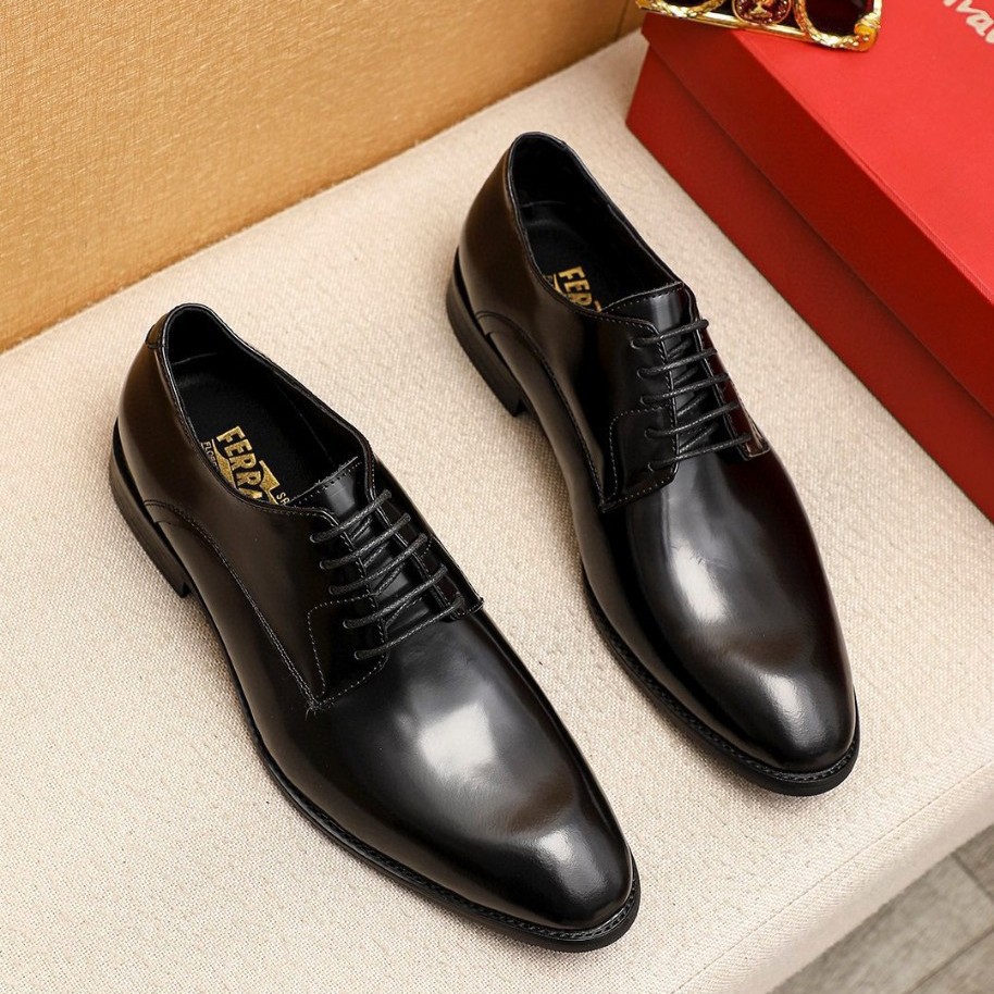 高端男士亮皮方头正装商务皮鞋英伦风外贸新郎婚鞋绅士办公牛津鞋