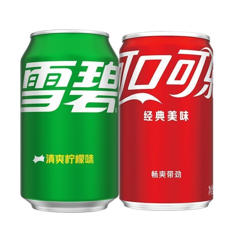 可口330ml罐装雪碧芬达听装碳酸饮料多口味混装包邮可乐冷冻|undefined