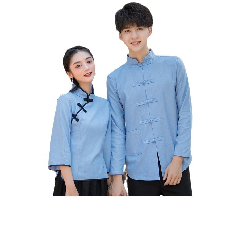 民国学生服女子五四青年服復古民国風学生服中山服合唱舞台公演班服|undefined
