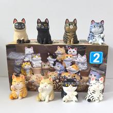跨境热销 猫之岛 招财猫 黑猫 三花 美短 暹罗 橘猫 公仔盲盒摆件