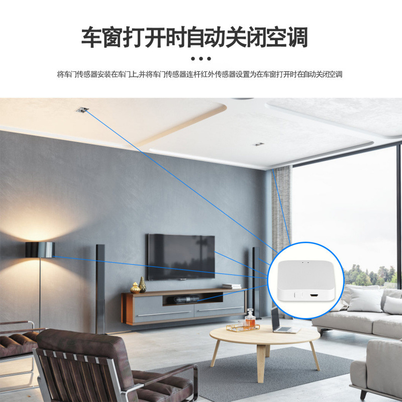 Tuya ワイヤレス リモート コントロール Tuya zigbee ゲートウェイ/メッシュ Bluetooth/ミニ マルチモード スマート ゲートウェイ|undefined