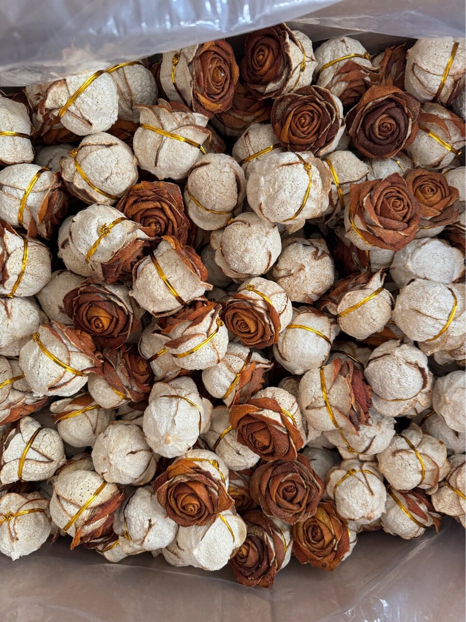 Xinhui Chenpi Rose Shaped Dried Tangerine Peel Flower 600g Gift Box for Tea and Brewing overview