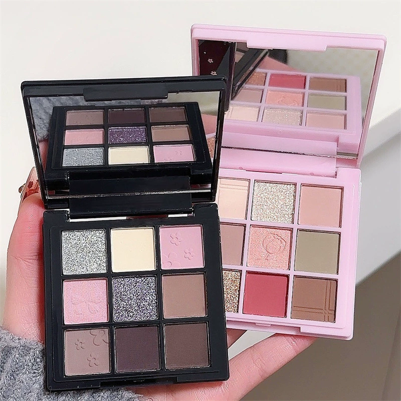 Девушка мечты Tatibeaut Nine Color тени для век дымчато-фиолетовый фиолетовый фиолетовый жемчужный матовый хайлайтер дымчатый дымчатый серый фиолетовый девушка