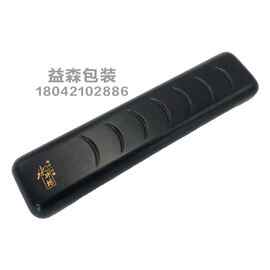 工厂定制水井坊酒杯放置架 黑色哑光酒具收纳托盘 白酒茶具展示架