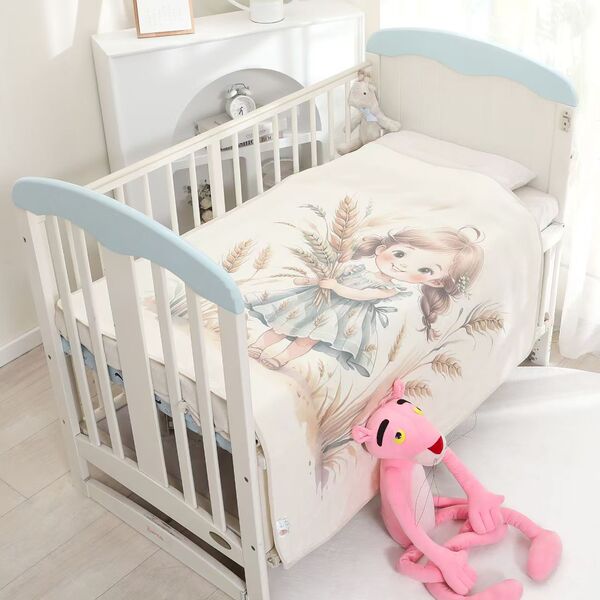 Children's gauze cotton summer bath towel for home use