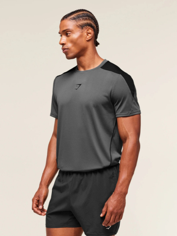gymshark鲨鱼健身美式潮牌新款男士T恤宽松时尚新款大码T运动|undefined