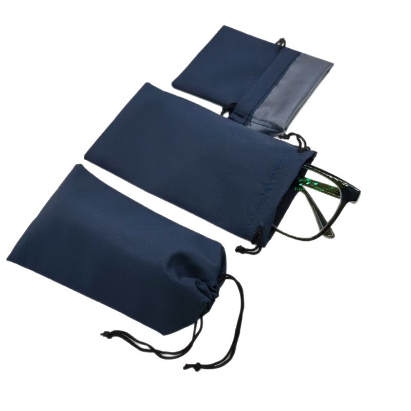 Caja de gafas bolsas de tela de gafas bolsas de almacenamiento al por mayor gafas de sol bolsas de ojos de gafas de sol cuerdas de dibujo bolsas de gafas spot