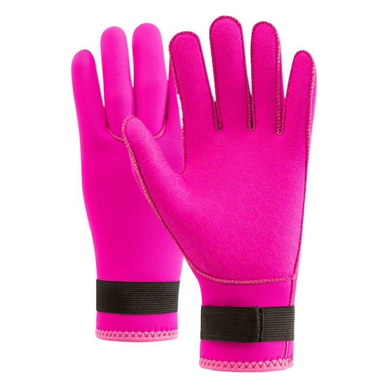Spot 3mm Swimming and Diving Gloves for Women, Non-Slip, Wear-Resistant, Scratch-Resistant, Fishing, Adult Warm and Cold-Proof Snorkeling Gloves for Men