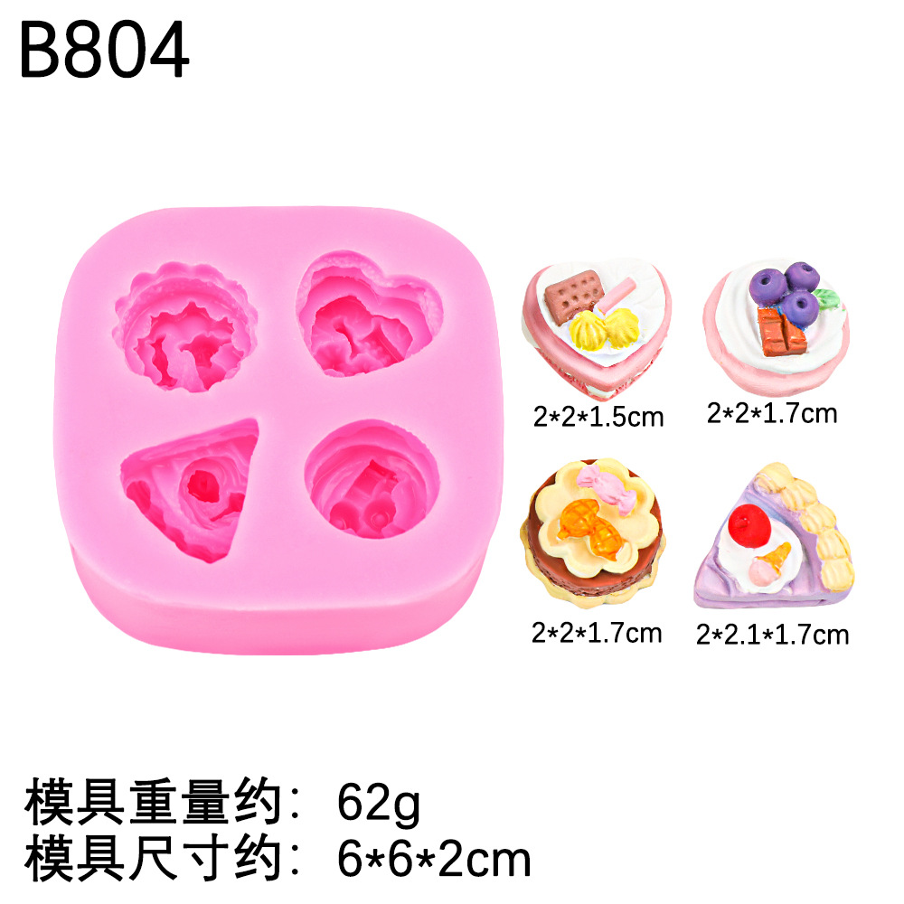 Mini galletas de hueso, pastel pequeño, molde de plástico de piedra, yeso de bricolaje, vapor de queso, adornos de chocolate, molde de silicona