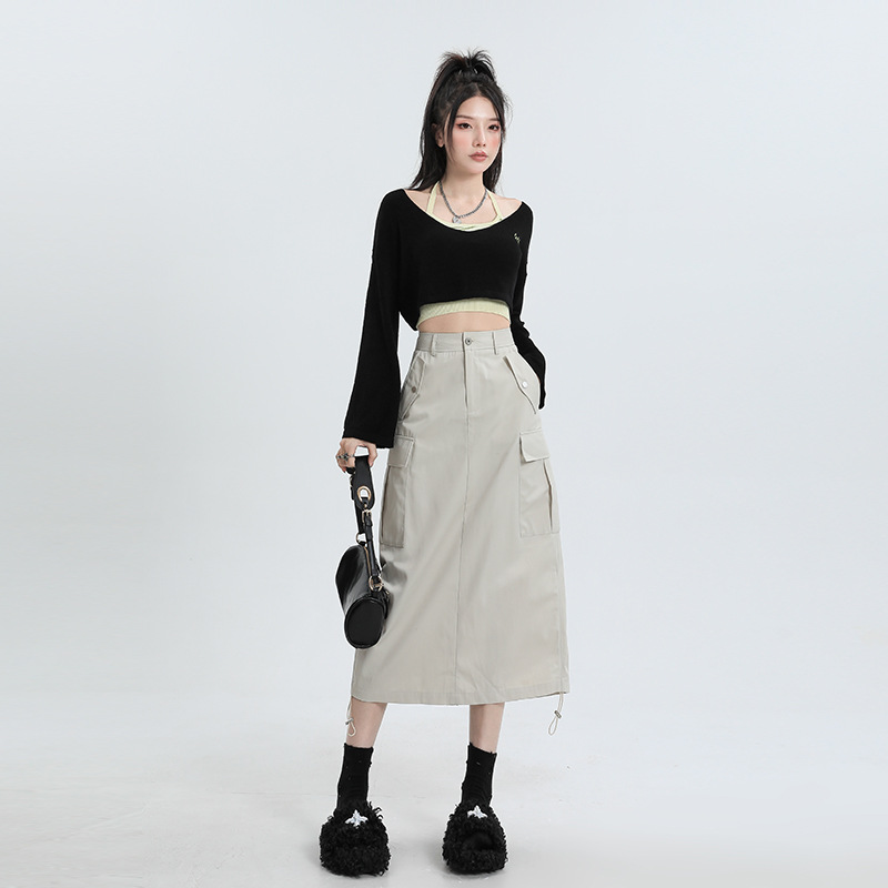 Summer long skirt for leisure