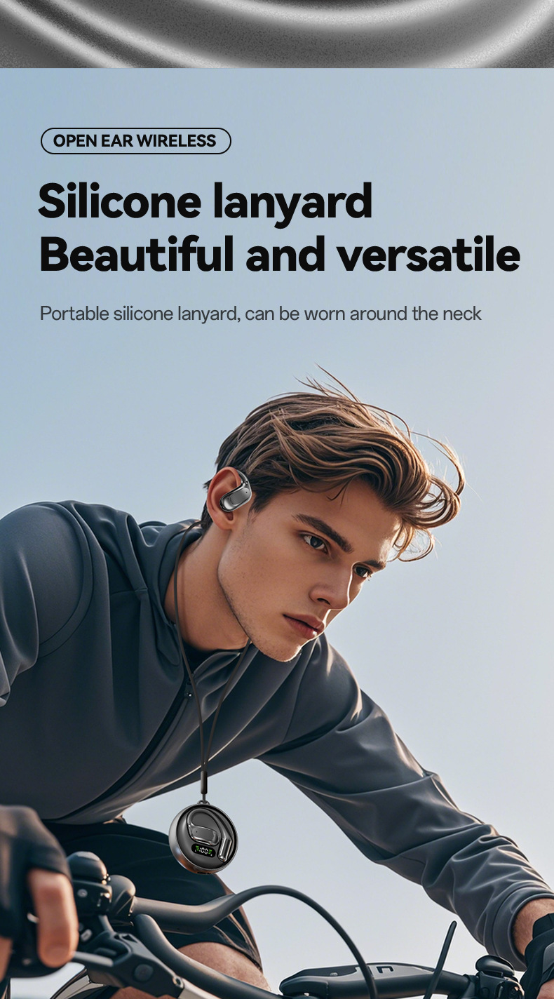 Nouveau modèle intra-auriculaire sport sans fil à haut rapport qualité-prix, réduction de bruit, longue autonomie, conception ouverte._voghion.com