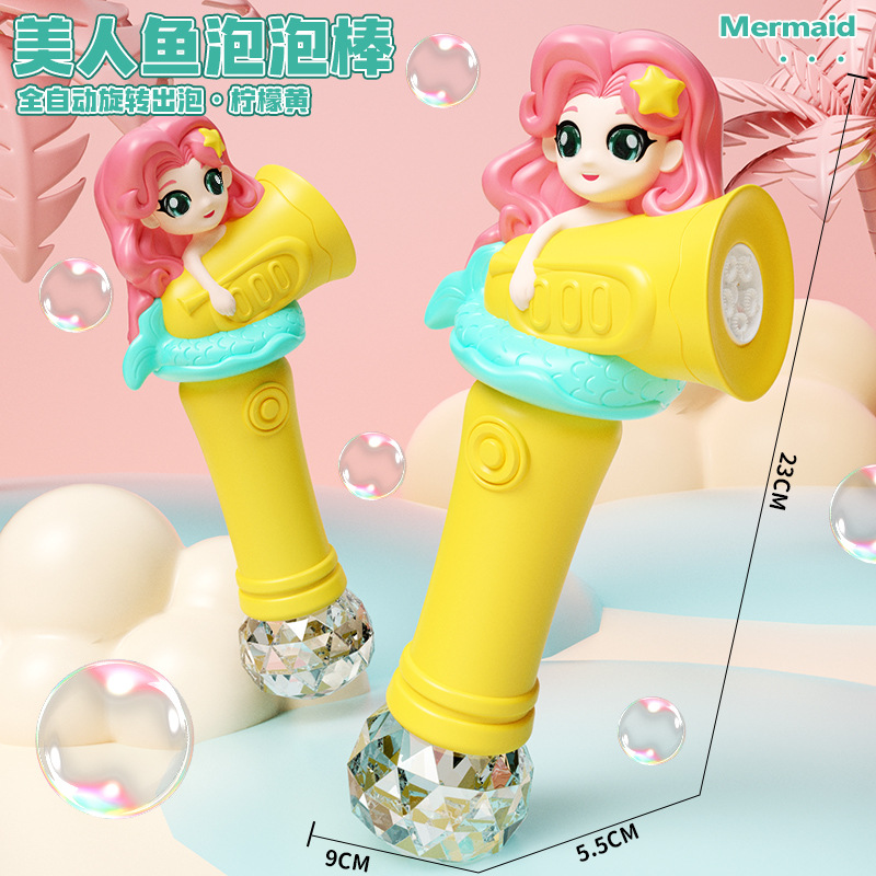 Pistola de burbujas automática de mano máquina de burbujas de niños juguetes de mano no fugas Gatlin electricidad en línea explosión al por mayor