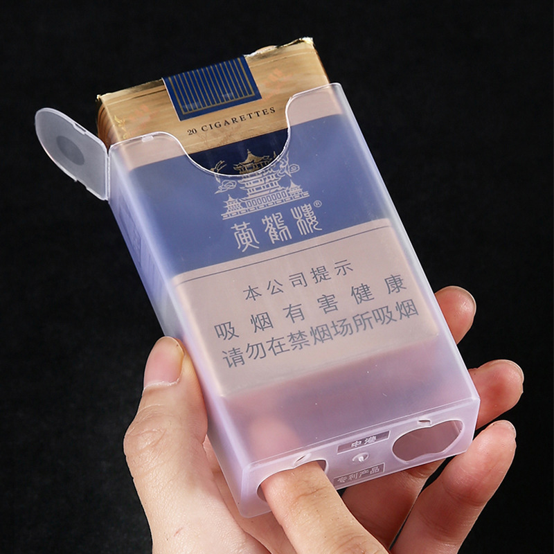 10個入りのソフトパックのタバコの箱の超薄男性の個性的なアイデアのタバコの箱のセットの全体の柔らかい殻のタバコの透明なプラスチックのタバコの箱|undefined