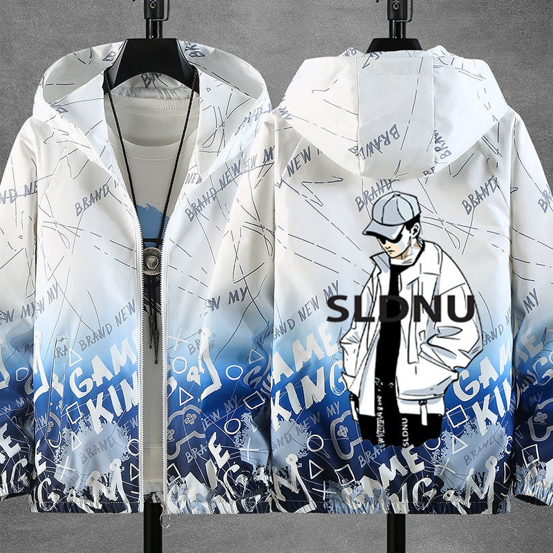 남성 신 화이트 블루