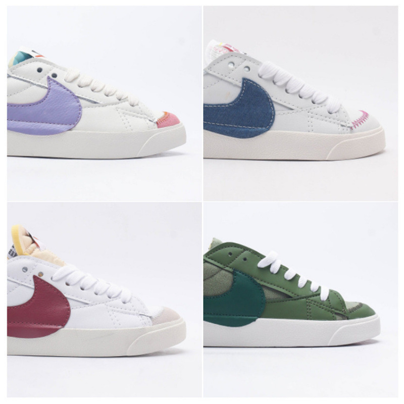 Putian Shoes Cross-Border Pioneer Low-Top Sneakers Blazer Low 77 Campus Retro Casual Unisex Sports Shoes