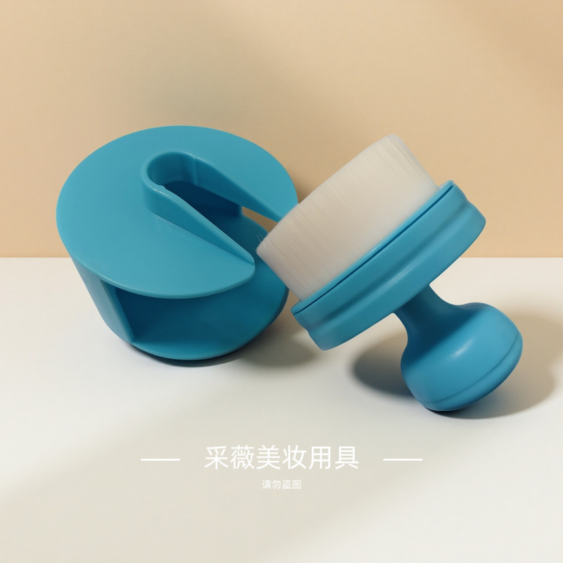 跨境多功能印章刷推拉式粉底刷美甲除尘化妆刷轮胎清洁工具现货|undefined