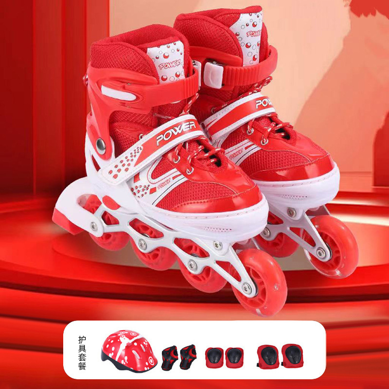 Juego completo profesional de patines en línea para niños transfronterizos patines para principiantes para hombres y mujeres patines para adultos individuales al por mayor