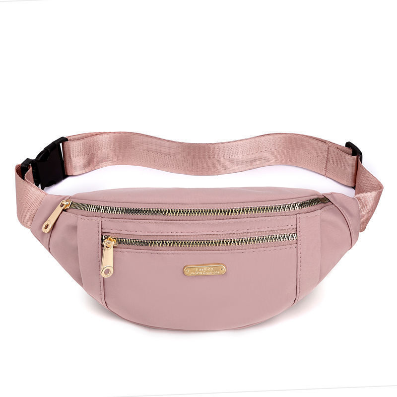 Bolsa de pecho de gran capacidad multifuncional de estilo coreano bolsa de tela de nylon para mujer bolsa de viaje de ocio al aire libre bolsa de cintura bolsa de cajero