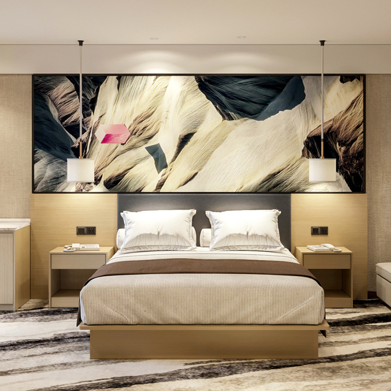 Hotel Furniture Room Full Of Hotel Binary B & B Bed Single Bed Business Hotel Bed Bed