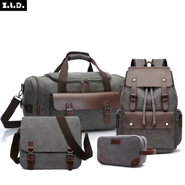 Makigu Shoulder Bag Luggage Bag Fashion All-match Canvas Bag Solid Color OL Unisex Bag