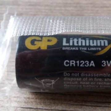 超霸GP CR123A 锂电池 3v 16340 锂锰一次电池