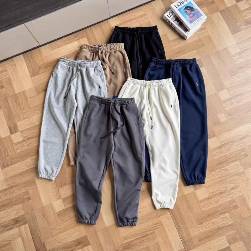 Cross-Border Supply, You Can Scan the Qr Code~R*L Ralph Lauren Embroidered Sweatpants, Casual Pants, Unisex Jogger Pants