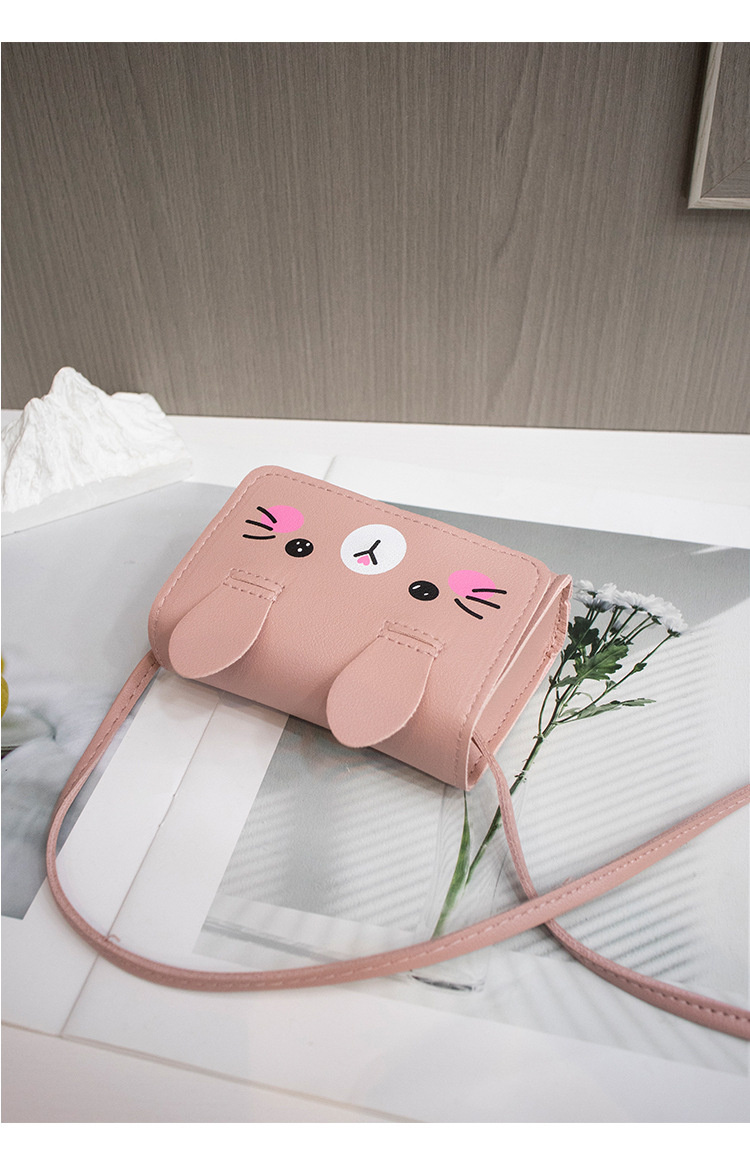Women's Mini Pu Leather Cartoon Cute Magnetic Buckle Coin Purse display picture 8