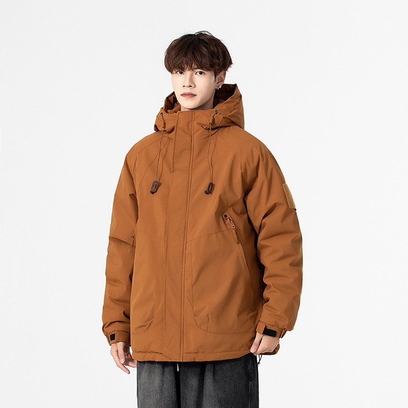 Outdoor Winter Jacket Graphene Heated Thermal Coat Windproof Waterproof Parka Men's Cotton Jacket