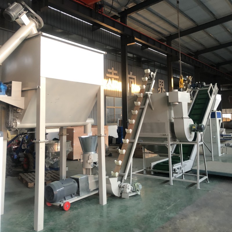 猪羊牛鸡鸭混合颗粒机 宠物粮生产线鱼全自动饲料膨化机