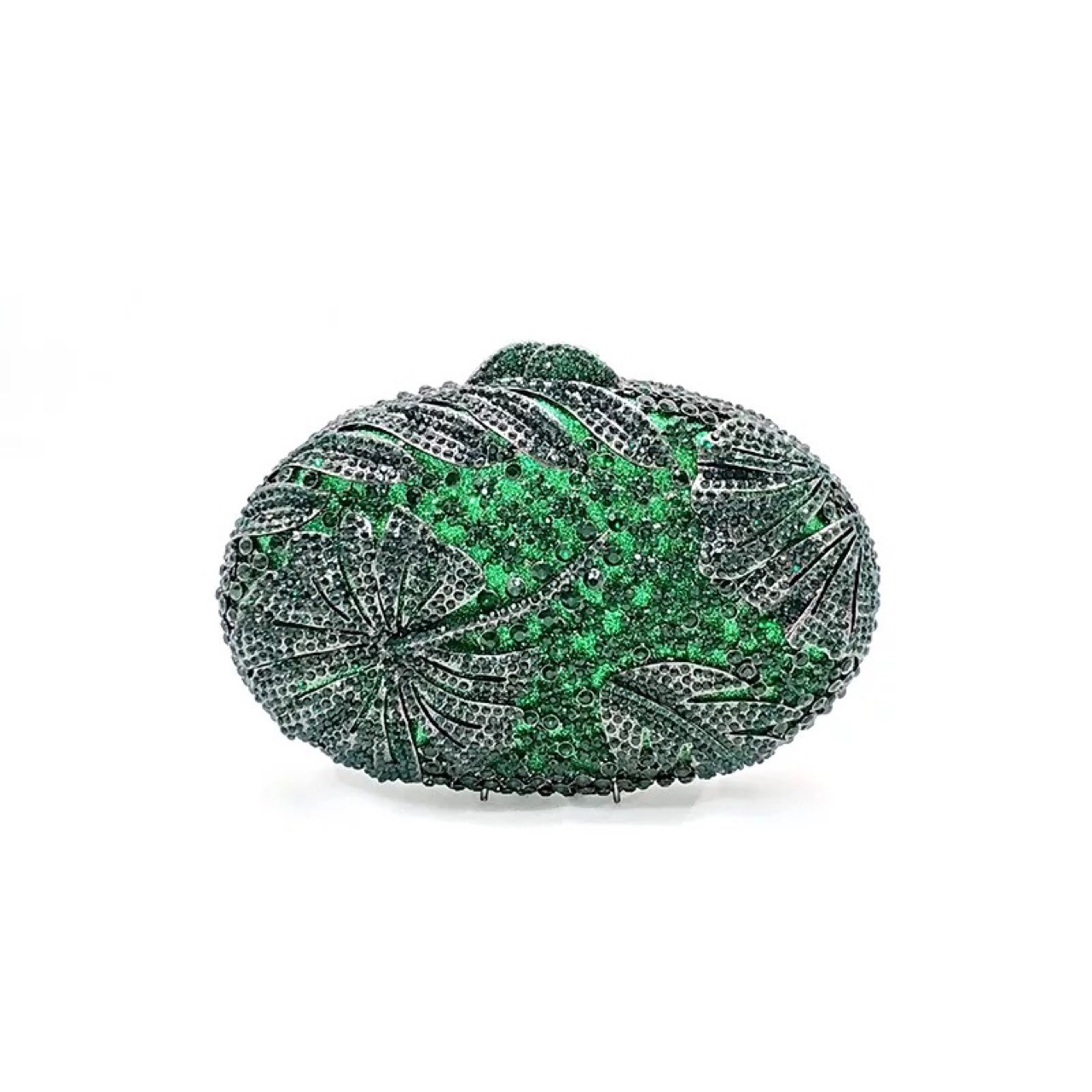 Bolsa de embrague hueco flor de diamante bolsas de banquete bolsas de maquillaje de diamante de lujo bolsas de mano de zafiro