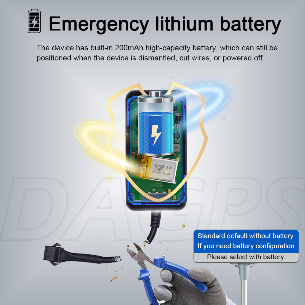 Cross-border electric vehicle GPS tracker, car GPS tracker, motorcycle tracker, 2G/4G GPS with long battery life, DAGPS