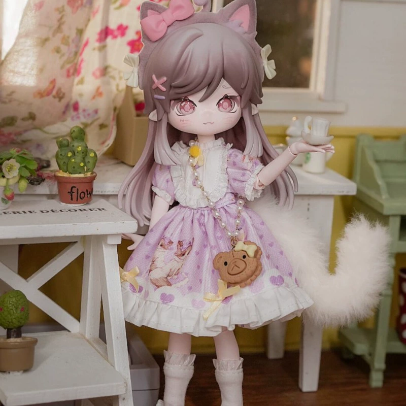 [正版米甜物语奇幻森林BJD盲盒12分BJD可动不可食用人偶]