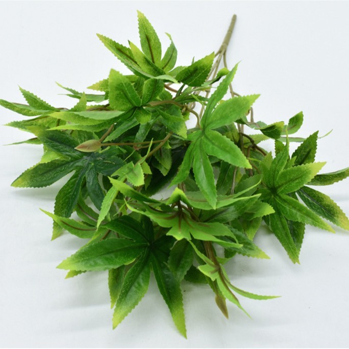 メーカー直販シミュレーション植物プラスチック造花植物壁配材ゴム手触り葉亀背葉緑羅|undefined