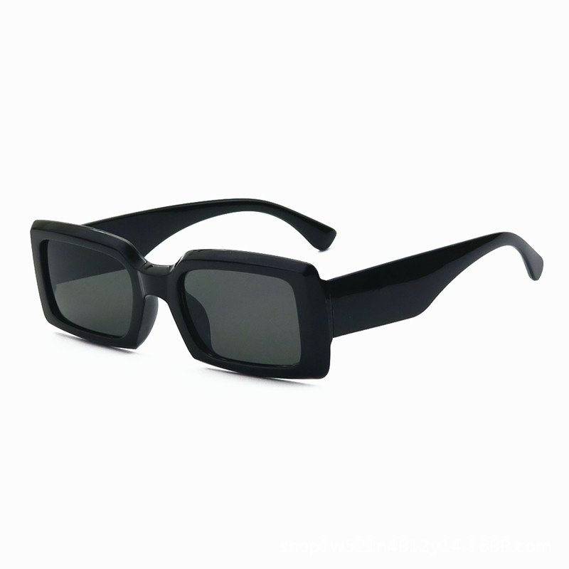 Outdoor, Travel Occasion Basic Simple Style Solid Color Ac UV400 Protection Square Full Frame Women's Sunglasses