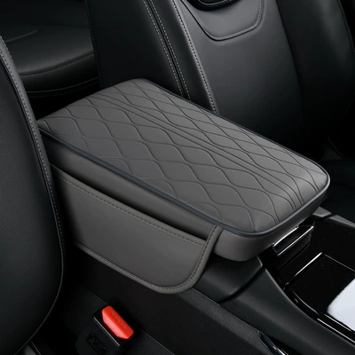 New Car Armrest Box Pad Armrest box pad - grey