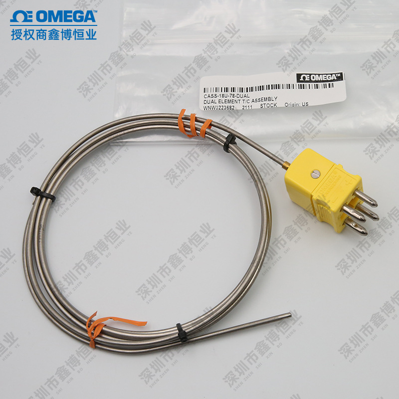 CASS-18U-78-DUAL CASS-18U-39-DUAL美国奥米佳大插头插拔热电偶