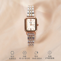 RSCY小錶盤女士手錶小眾輕奢女款學生ins風簡約高級感鋼帶手錶女