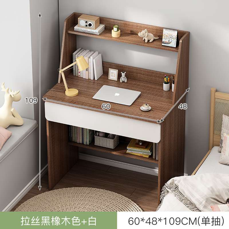 Escritorio de la computadora escritorio del hogar Escritorio de oficina con cajón simple chica moderna dormitorio estudiante Escritorio de escritura y aprendizaje