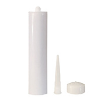 通用型玻璃胶管密封胶管硬塑料胶瓶胶罐胶管尾盖尖嘴三件套印刷厂