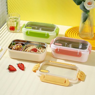 Lunch Box Partition Portable Lunch Box Student Office Worker Microwave Heating Lunch Box