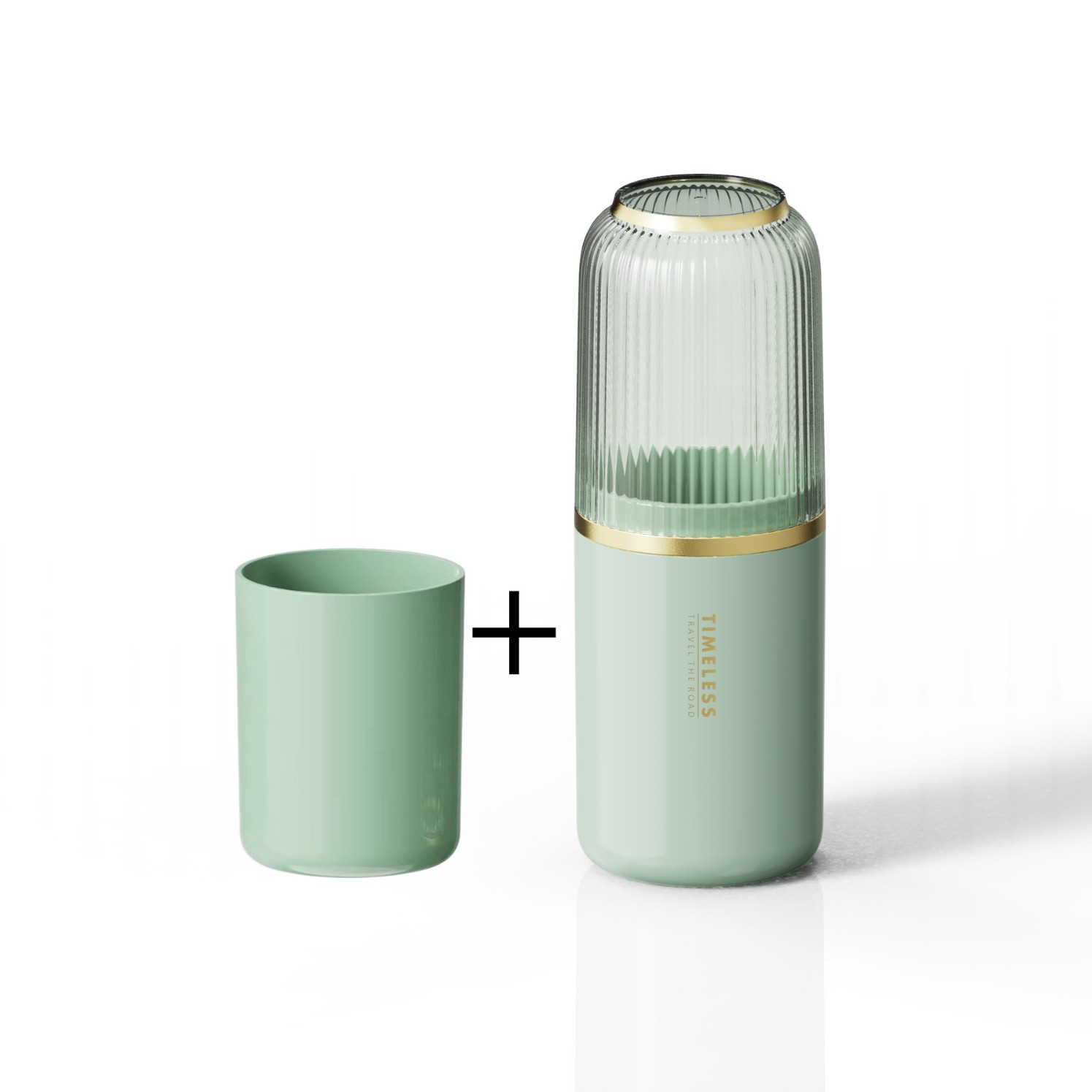 Portable Travel Toothbrush And Toothpaste Storage Cup Set_voghion.com