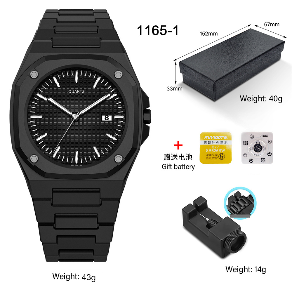 Men's high-grade waterproof plastic men's quartz watch Мужские кварцев