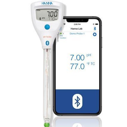 哈纳HI9810412 实验室无线pH测定仪酸碱度计pH测试仪酸碱度测试仪