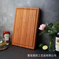 Деревянная двухсторонняя доступная разделочная доска Домашняя кухня с боковой ручкой разделочная доска из цельного дерева квадратная деревянная деликатесная тарелка