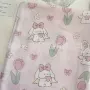 印花爱心数码全棉连衣裙